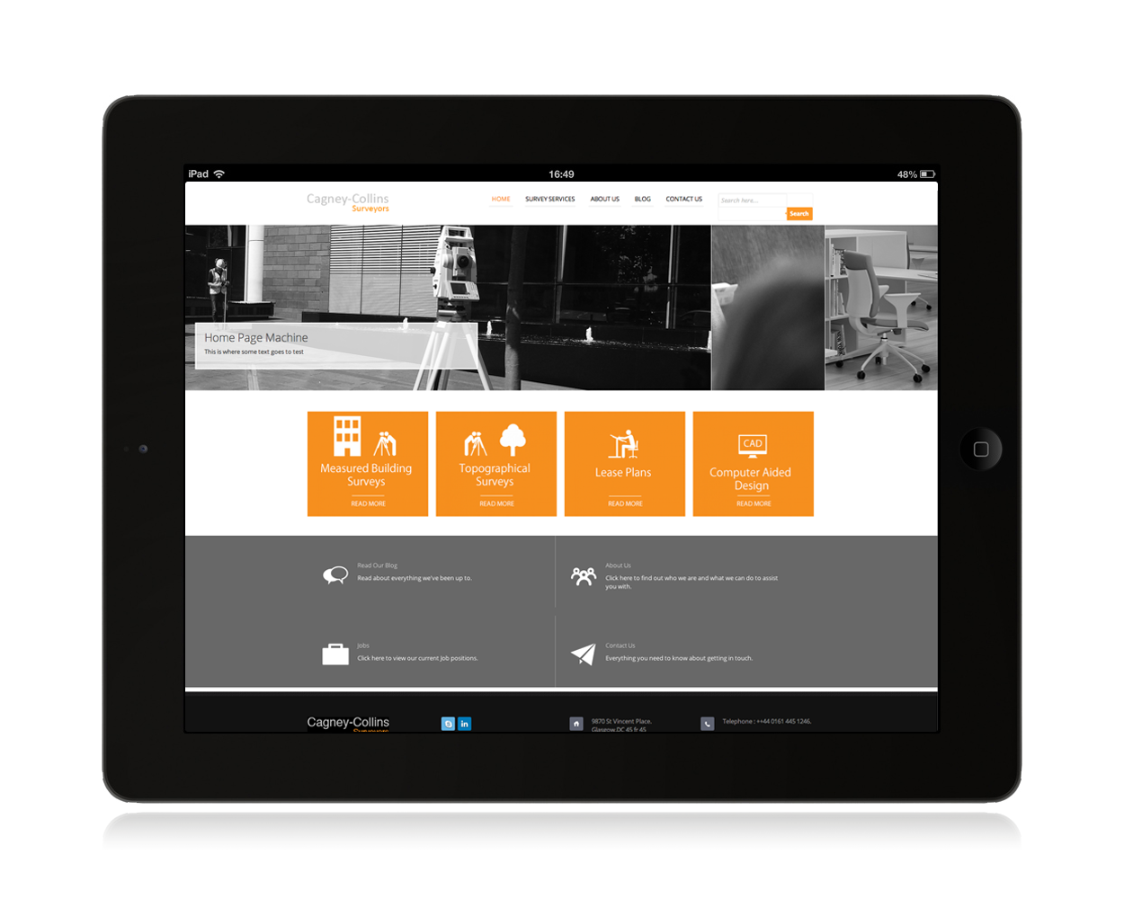 The Cagney Collins Website Launch